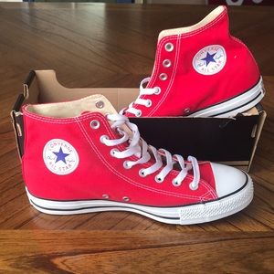 Converse Chuck Taylor High Tops Red Men 10